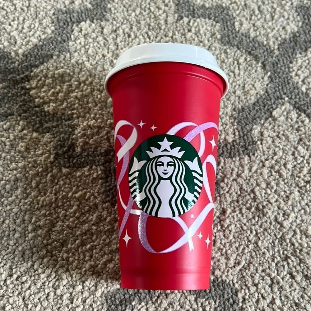 Starbucks Reusable Holiday Red Cup Limited Edition date code says 2013 like new